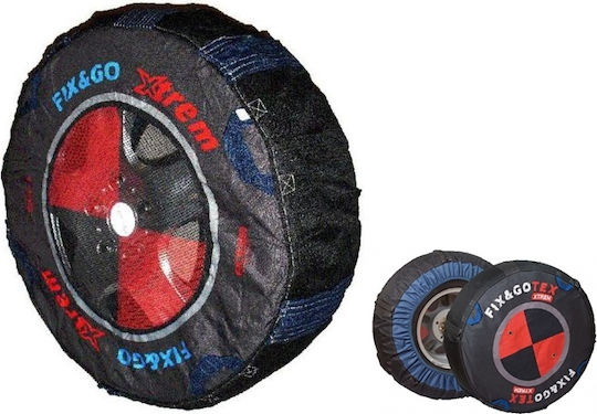 Fix&Go Tex Xtrem K1 Anti-slip Snow Socks 4x4 Car 2pcs
