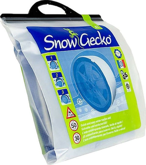 SnowGecko Anti-slip Snow Socks XL Passenger Car 2pcs