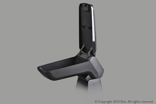 Rati Armster S Car PU Armrest for Fiat Doblo 2015+ Black