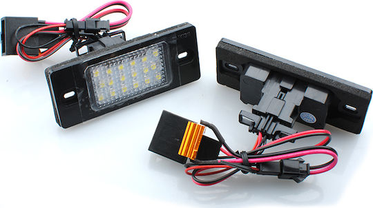 M-Tech License Plate Lights Led 12V for Audi TT 2pcs