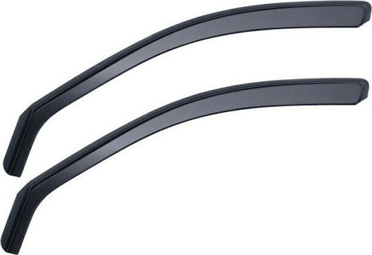 Heko Set of Windbreakers Front Car Dark Fime for BMW Series 3 E90 / E91 4D 2005-2012 2pcs