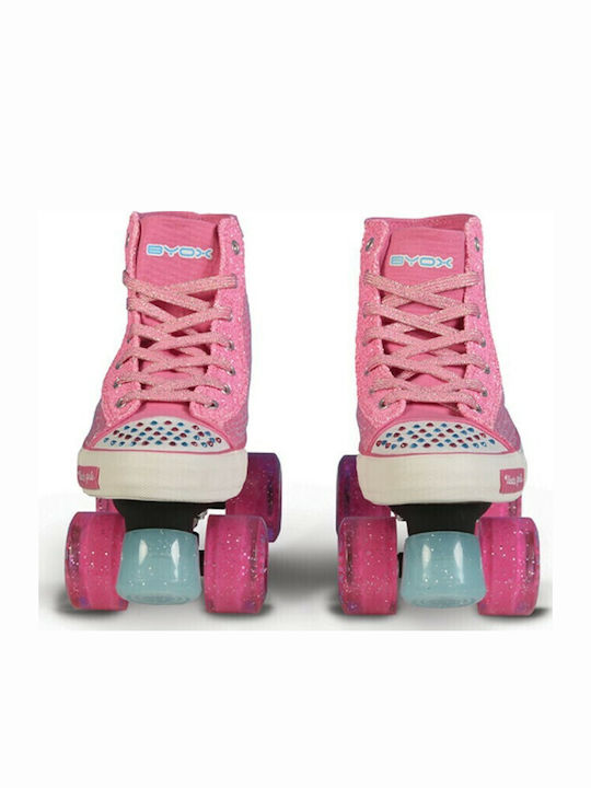 Byox Alicorn Quad Einstellbar Rollers Rosa Erwachsene/Kinder