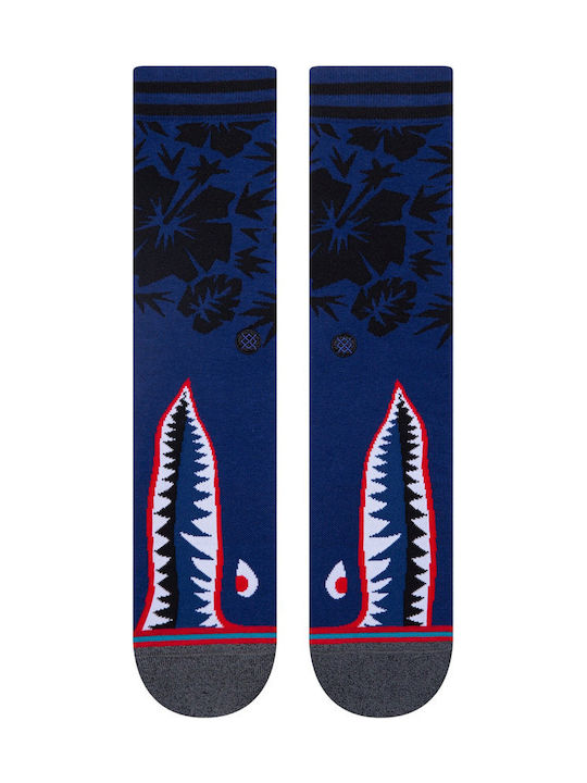 Stance Tropical Warbird Athletic Socks Blue 1 Pair