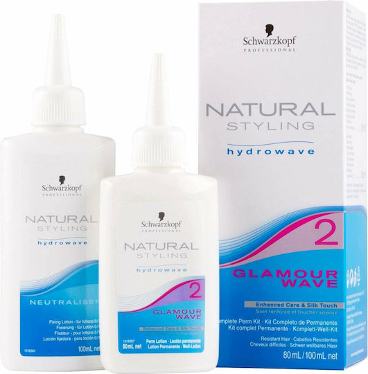 Schwarzkopf Λοσιόν Περμανάντ Natural Styling Hydrowave Glamour Wave Νο.2 80ml