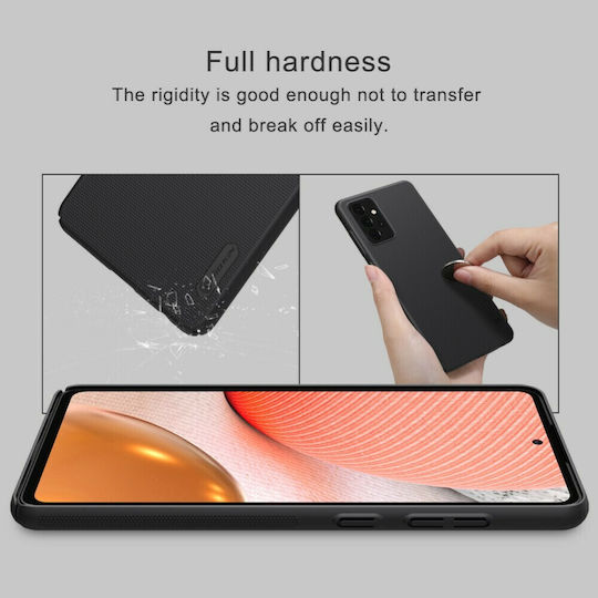 Nillkin Super Frosted Shield Back Cover Plastic Black (Galaxy A72)