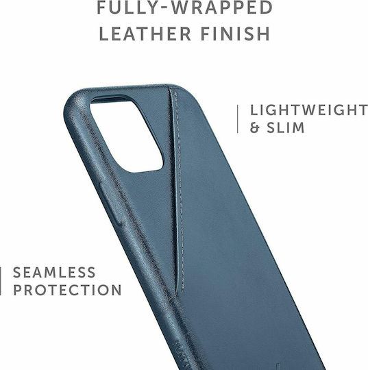 Native Union Clic Card Back Cover Δερμάτινο Μπλε (iPhone 11 Pro)