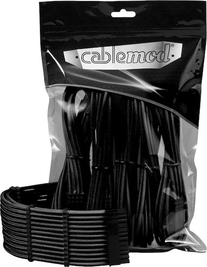 Cablemod ModMesh Cable Extension Kit - Cable 0.5m Black (CM-PCAB-BKIT-NKK-3PK)