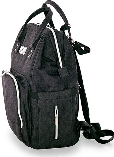 Lorelli Diaper Bag Tina Black 30x48cm.