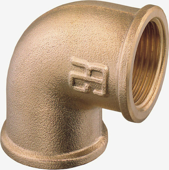 Lalizas Colțar Tub Alamă 1/4" Femeie 90049