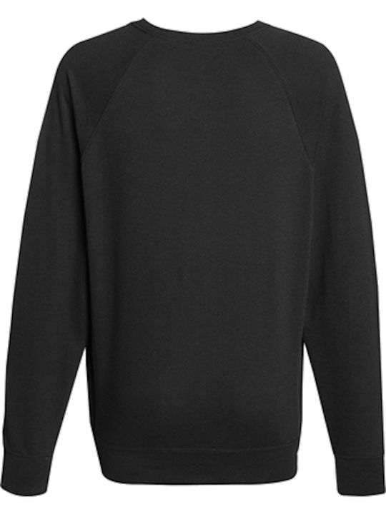 Fruit of the Loom Lightweight Raglan in Schwarz Farbe