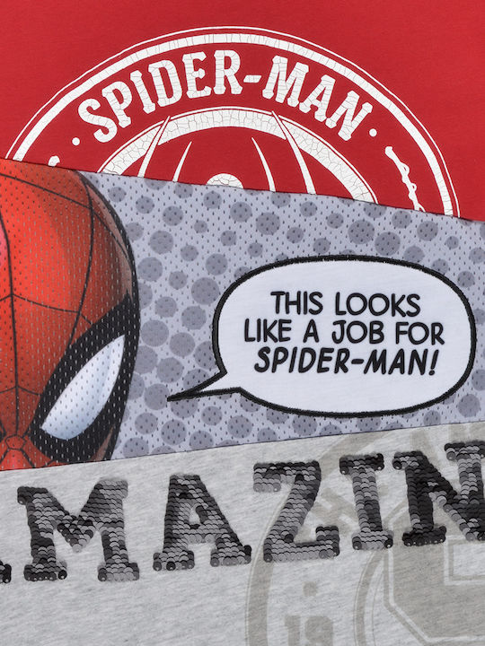 Παιδικό T-shirt Κόκκινο Spider