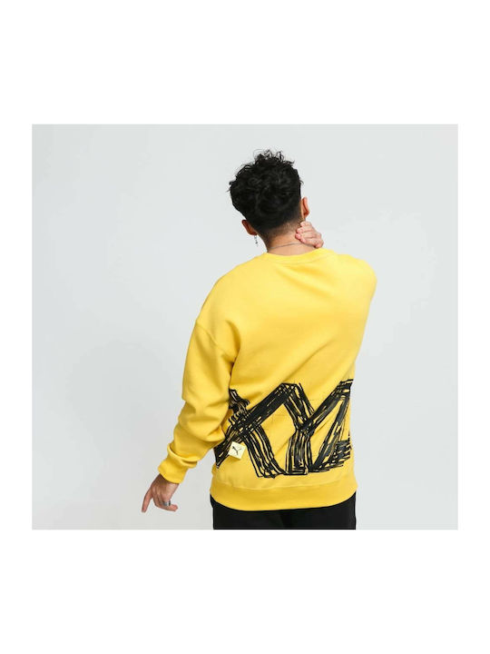 Puma x Michael Men's Sweatshirt Yellow