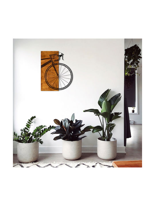 HomeMarkt 3D Mixed Art Μαύρο από Ξύλο 45x3x58cm