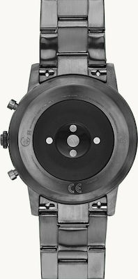 Fossil HR Collider Hybrid Oțel inoxidabil 42mm Ceas inteligent cu pulsometru (Gri)