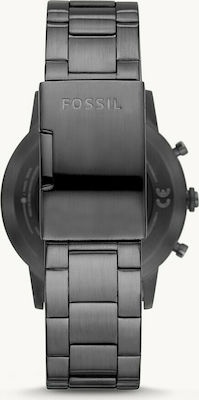 Fossil HR Collider Hybrid Oțel inoxidabil 42mm Ceas inteligent cu pulsometru (Gri)