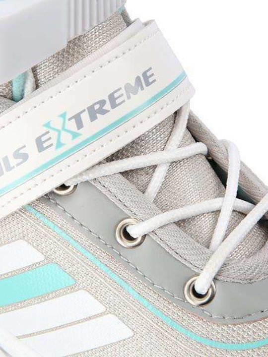 Nils 2 1 In-line & Hockey Inline Αυξομειούμενα Rollers Λευκά Παιδικά