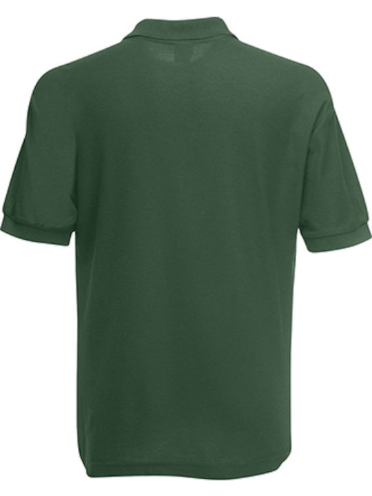 Fruit of the Loom 65/35 Heavy Men's Short Sleeve Promotional Blouse Bottle Green