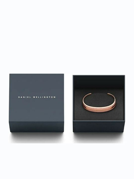 Daniel Wellington Classic Satin Small Women's Bracelet Handcuffs from Stainless Steel Gold Plated 15cm