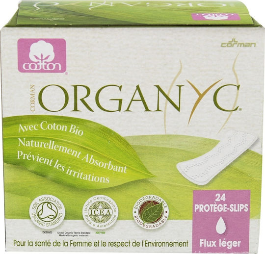 Organyc Light Flow Panty Liners 24pcs