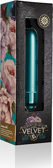 Rocks Off Touch Of Velvet Mini Вибратор Bullet 10.3см Петролени Листа Павлиний