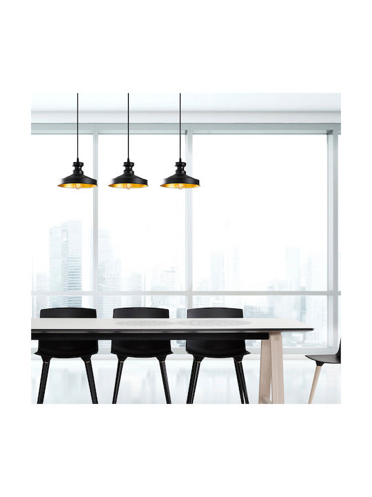 HomeMarkt Pendant Light Black Rail with Socket E27