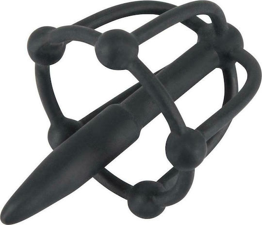 You2Toys Penis Plug with Glans Cage Expander in Black Color