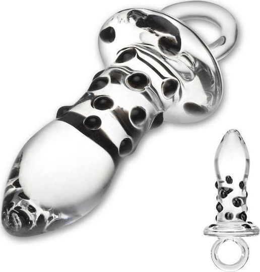 Glas Pacifier Πρωκτική Σφήνα Διάφανη 10cm