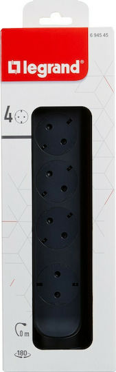 Legrand Power Strip 4 Positions with Switch