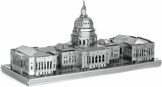 Fascinations Earth US Capitol Μεταλλική Φιγούρα Μοντελισμού Μνημείο Ασημί 10.7x5x4εκ.