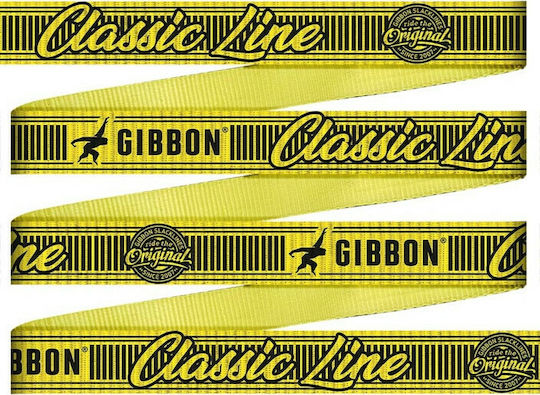 Gibbon Slacklines Ιμάντας Ισορροπίας Κίτρινος