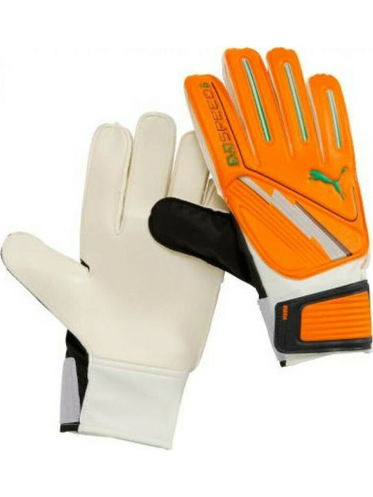 PUMA Evo Speed 6 Kids Goalkeeper Gloves Orange