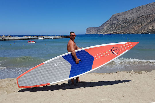 Aquasup Race Sup 12′6” Σκληρή Σανίδα SUP με Μήκος 3.8m Πολύχρωμη