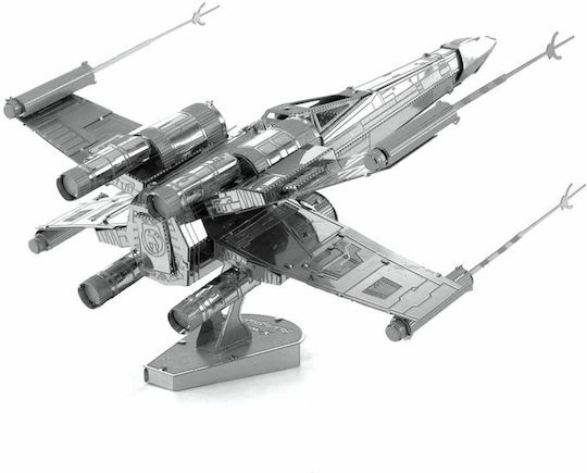 Fascinations X-Wing Star Fighter Metal Modeling Figure Spacecraft 10.1x8.5x5.1cm.
