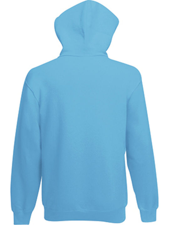 Fruit of the Loom Classic Men's Long Sleeve Promotional Sweatshirt Azure Blue