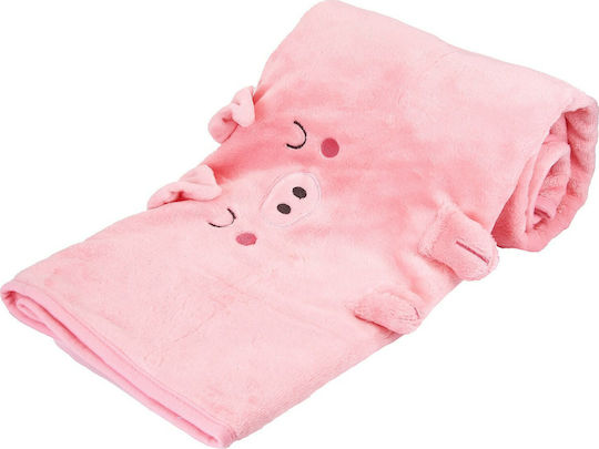 Sass & Belle Детско Одеяло За Гушкане И Люлка Pig 70x105см