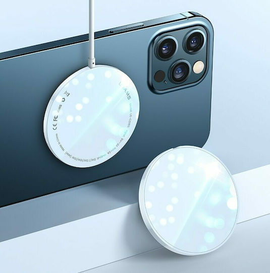 Usams Încărcător Wireless (Qi Pad) 15W Albς (US-CD155)