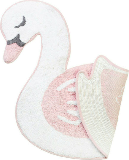 Sass & Belle Kids Cotton Rug Freya Swan 65x73cm