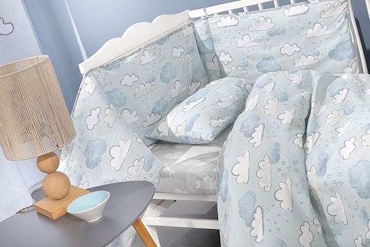 Guy Laroche Σет За Количка Cloudy Светлосин 3бр
