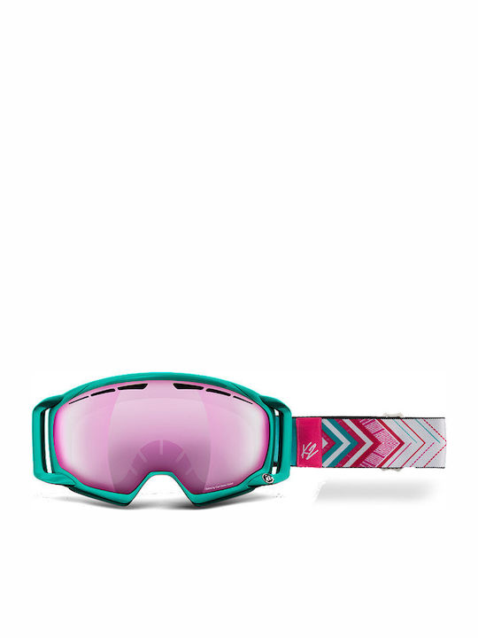 K2 Captura Μάσκα Σκι & Snowboard Ενηλίκων με Φακό Καθρέπτη