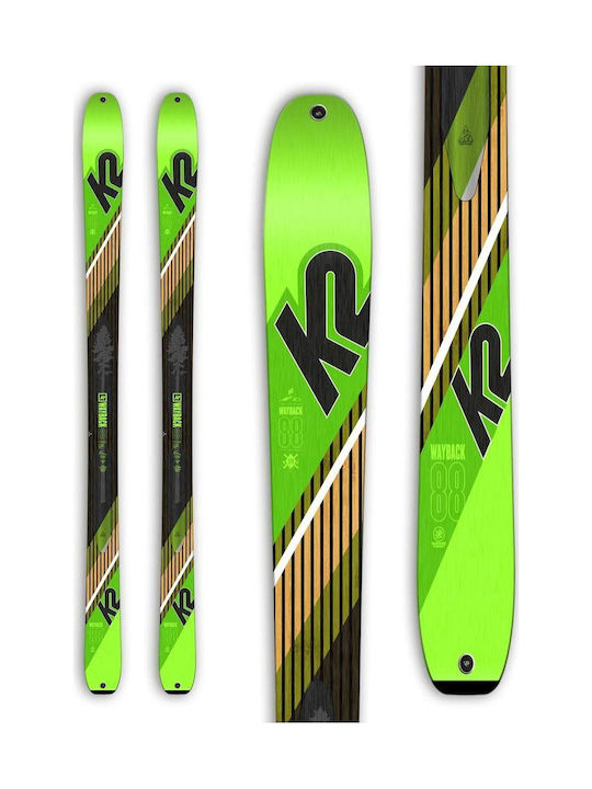 K2 Wayback 88 2019 Ανδρικά Πέδιλα Σκι σε Πράσινο Χρώμα K2 Wayback 88 2019 Ανδρικά Πέδιλα Σκι σε Πράσινο Χρώμα