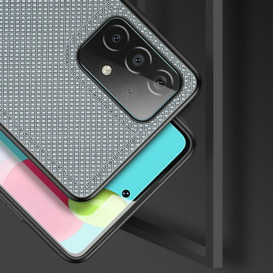 Dux Ducis Fino Back Cover Silicone / Fabric Blue (Galaxy A72)