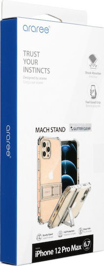 Araree Mach Back Cover Σιλικόνης Διάφανο (iPhone 12 Pro Max)