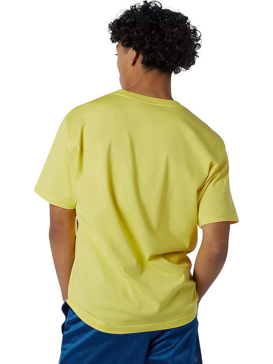New Balance T-shirt Κίτρινο