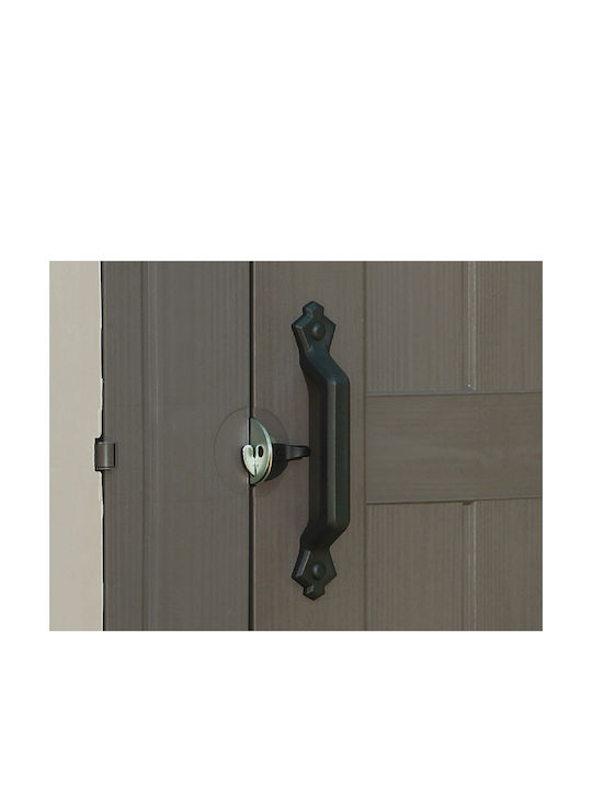 Plastic Garden Shed Factor with Air Vents L1.29xW1.89xH2.17m