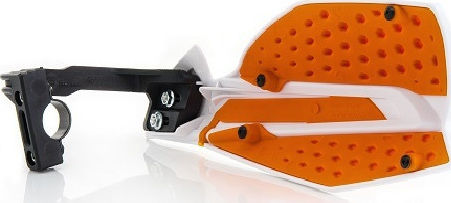 Acerbis X-Ultimate Handguards Weiß/Orange in Orange Farbe