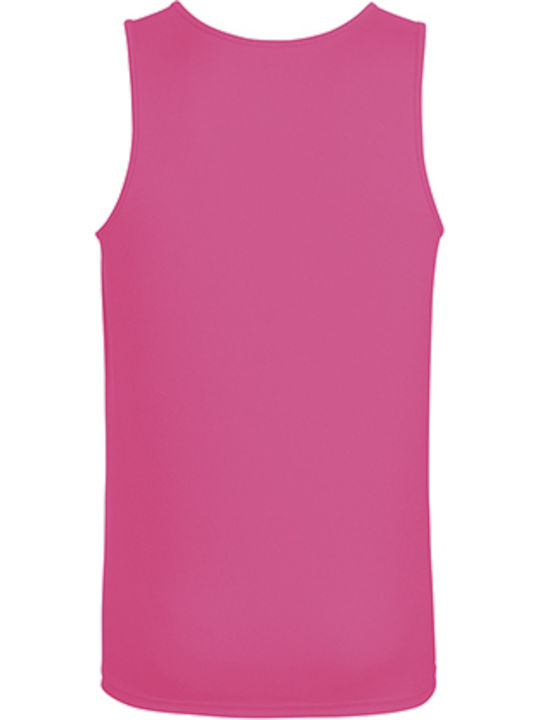 Fruit of the Loom Performance V Men's Sleeveless Promotional Blouse Fuchsia