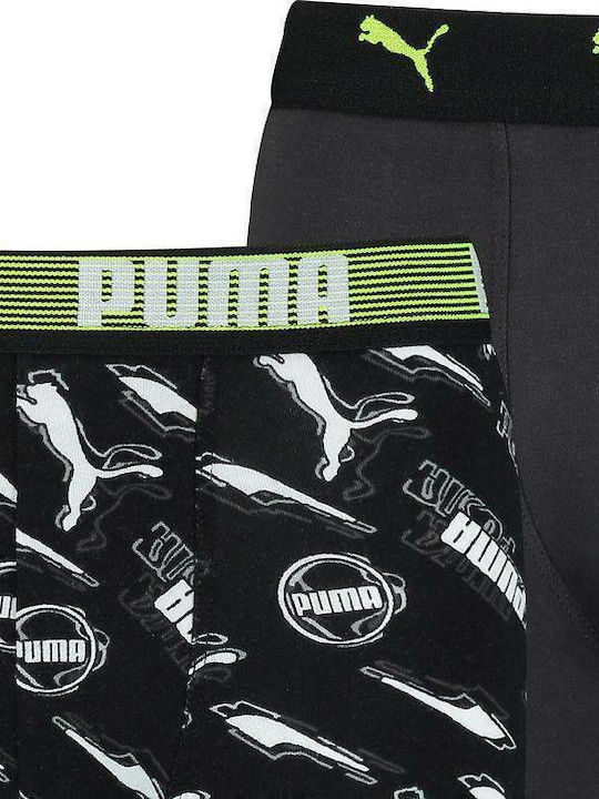 Puma Alpha Print Kids Set with Boxers Black 2pcs