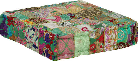 Fotolii Puf Bolster Impermeabil Patchwork Multicolor 50x50x12cm