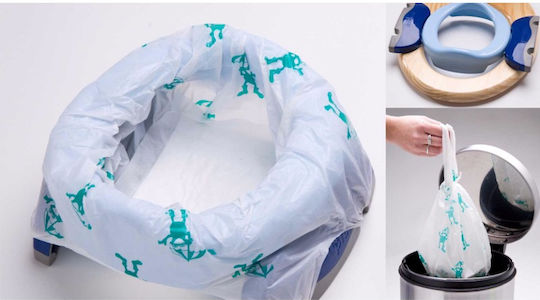 Potette Plus Potty Bags Transparent 10 Pieces