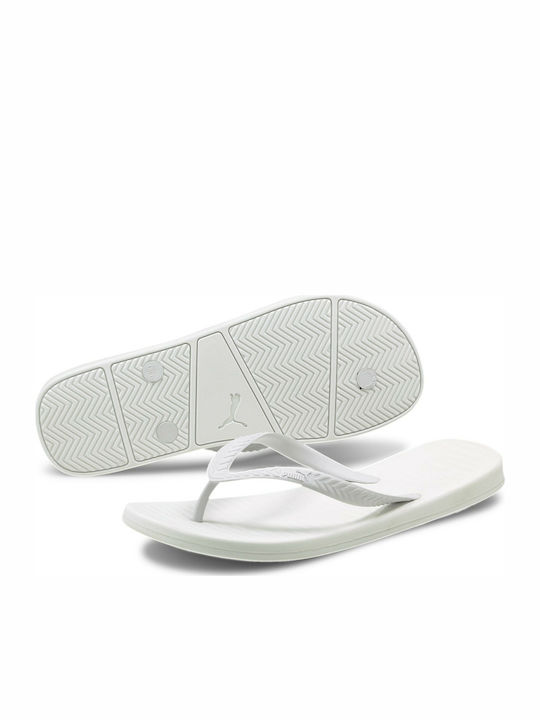 Slapi Bărbați Flip Flops Albi